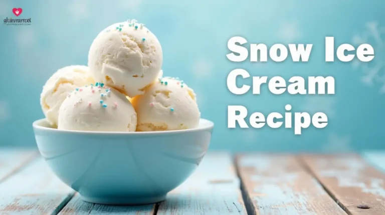 snow ice cream recipe